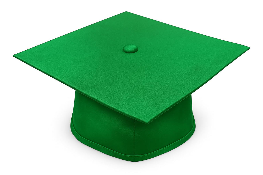 Green Graduation Cap for Unisex Teenagers and Adults