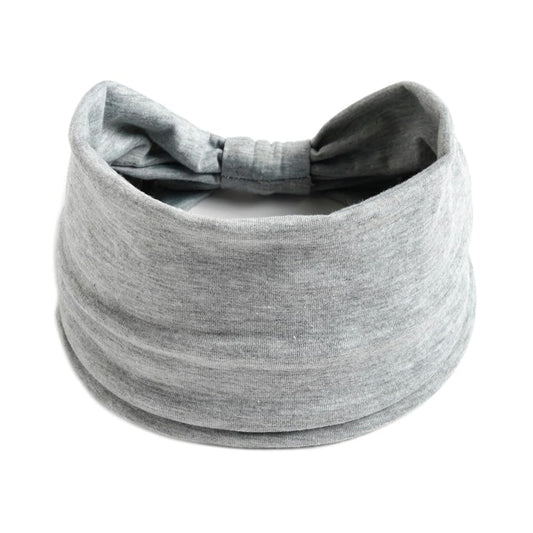 Gray Sport Headband That Actually Stays Put During Running