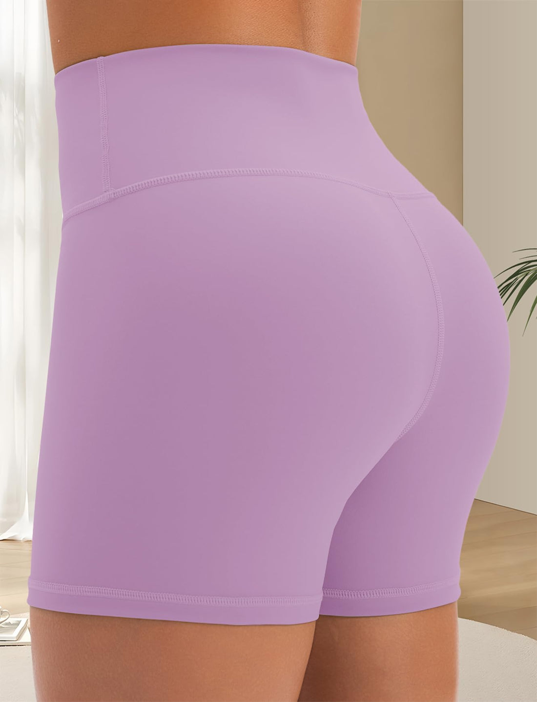 Plus Size Women's Athletic Capri Shorts for Biking and Workout