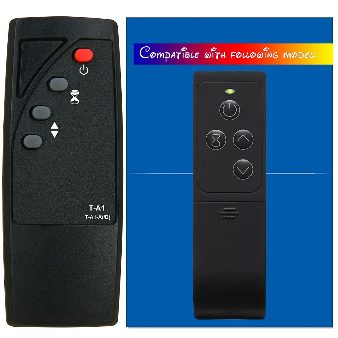 Universal Infrared Remote Control Replacement for Twin Star Duraflame Electric Fireplace Stove ...