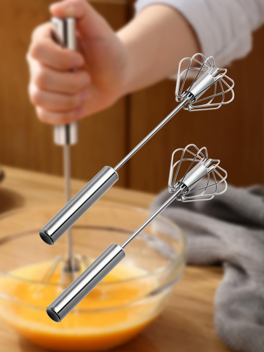 Stainless Steel Hand Push Whisk Mixer