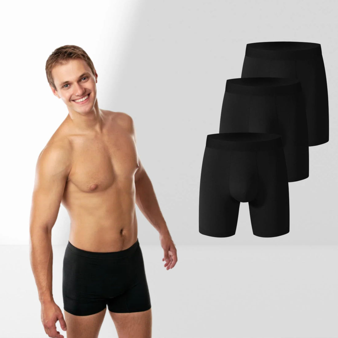 Unleash Comfort: Ultra-Soft Boxer Briefs for Active Everyday Essentials