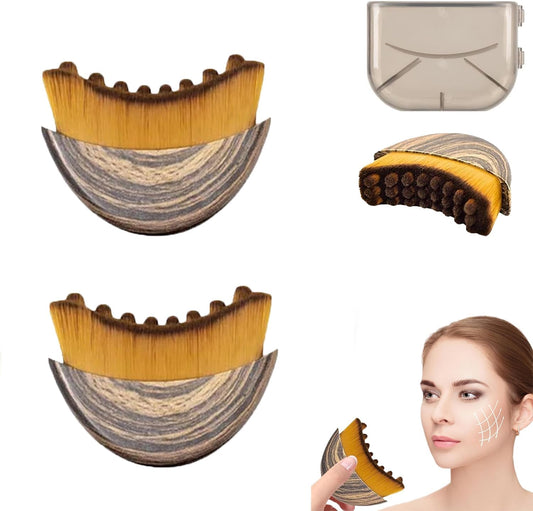Lymphatic Contour Face Brush for Enhanced Facial Drainage