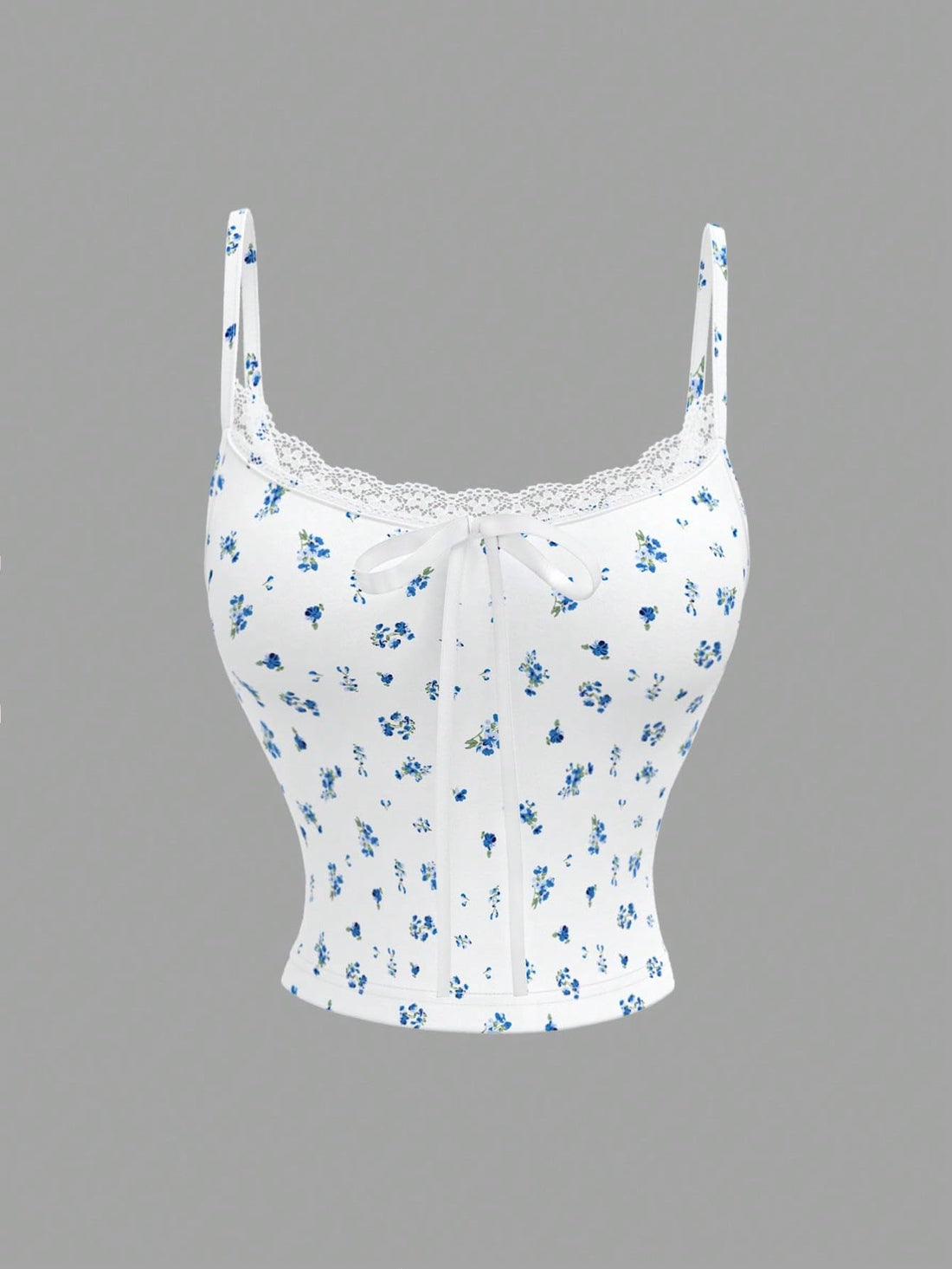 Women's Boho Floral Print Crop Top