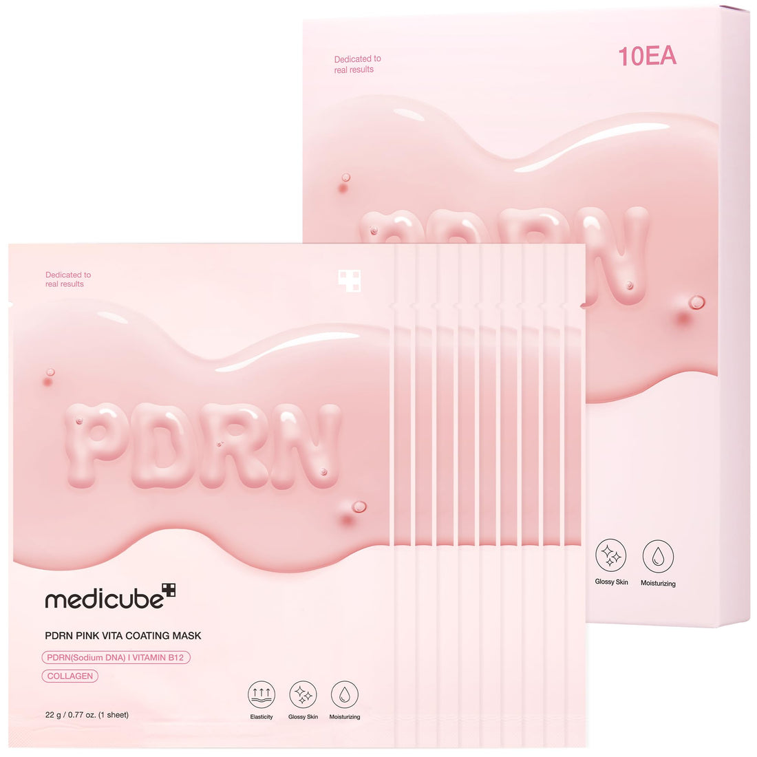Medicube Salmon DNA PDRN Pink Vita Coating Sheet Mask