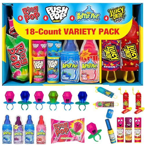 Variety Pack of Fun Valentine's Day Candy for Kids in Bulk