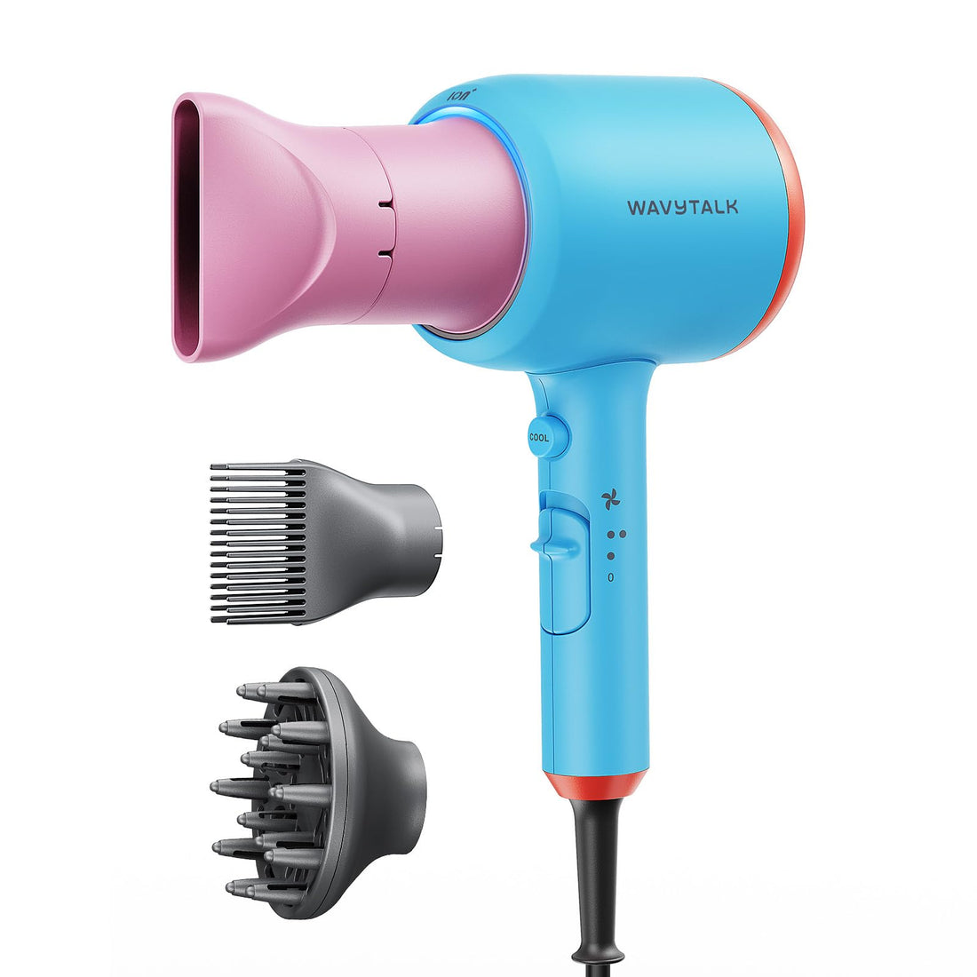 Wavytalk Hair Dryer with Diffuser and Ionic Technology