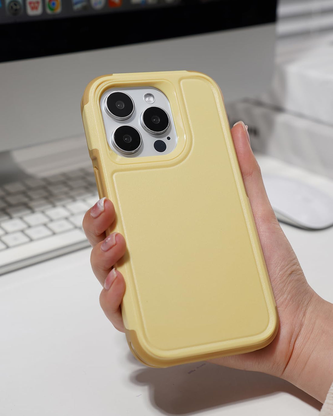 Military Grade Drop Protection Case for iPhone 15 Pro 6. 1 Inch.