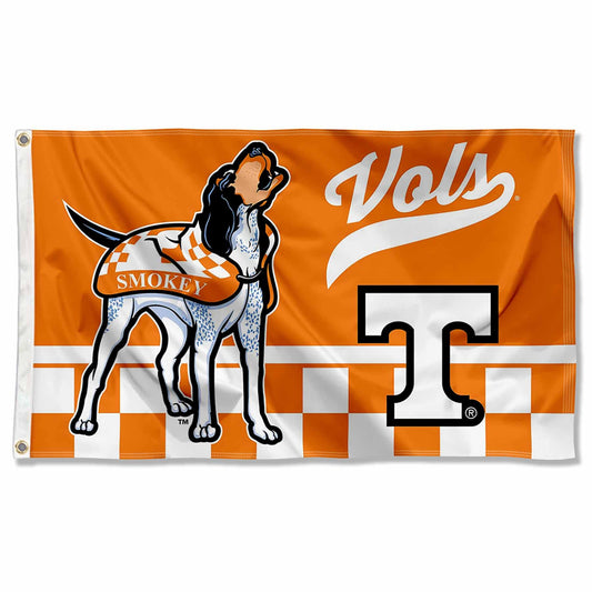 College Flags ⁘ Banners Co. Tennessee Volunteers 3x5 Banner Flag.