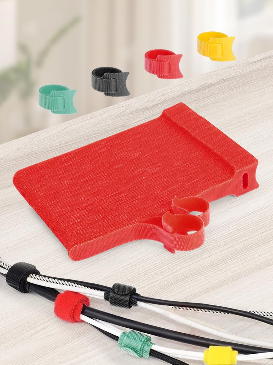 Secrets Uncovered: Organize Your Cords with Stealthy Red Cable Ties