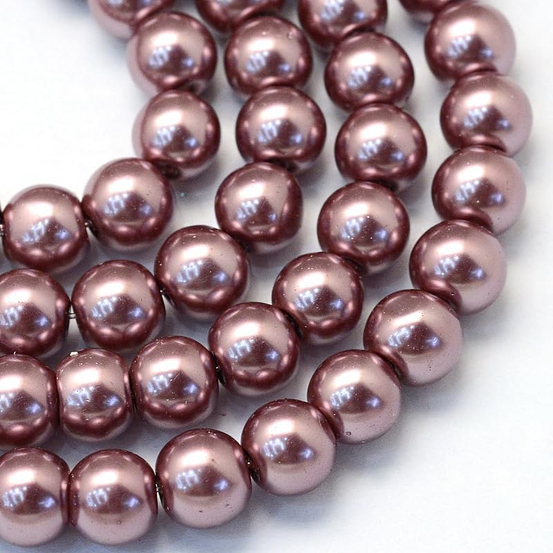 Pearlized Glass Beads for Jewelry Making