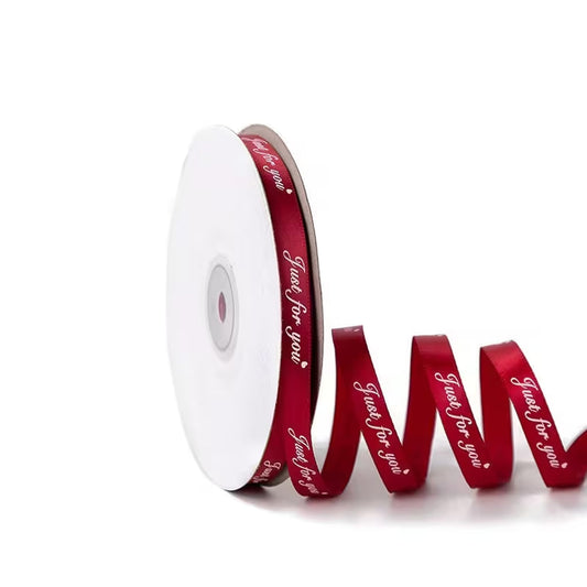 Buy Deep Wine Red Silk Ribbon 1cm for Gift Wrapping and Floral Arrangements