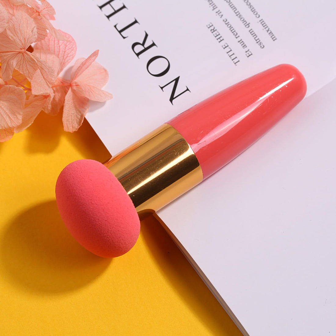 Red Makeup Sponge Handle Blender: Flawless Secret Revealed
