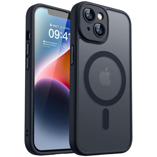 iPhone 14 Case with Full Camera Protection and Magnetic Hold.