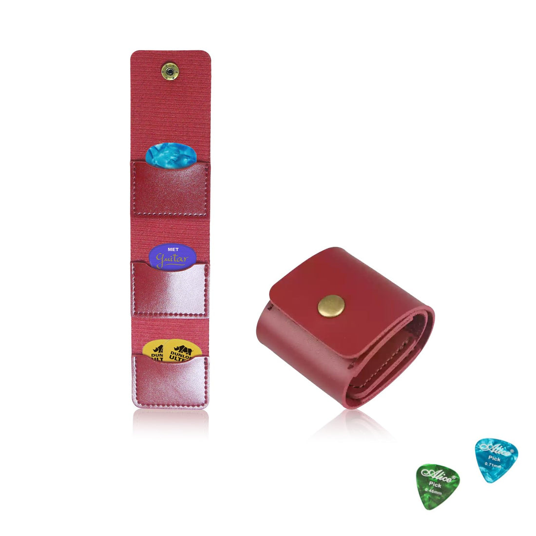 Leather Guitar Pick Holder Case - A Musician's Stylish Accessory