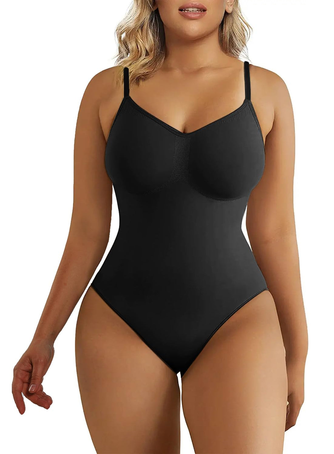 SHAPERX Women's Shapewear Bodysuit Tummy Control Body Shaper Seamless Sculpting Snatched Waist Bod...