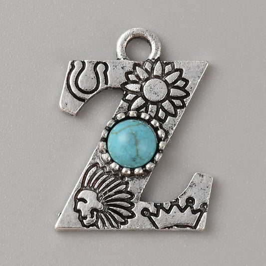 Tibetan Alphabet Pendants for DIY Jewelry Making