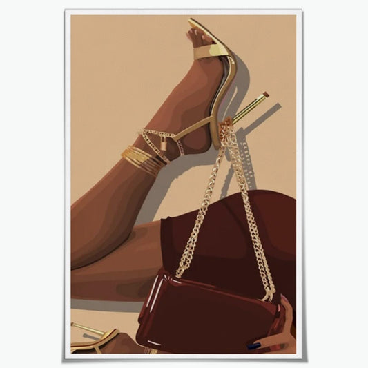 Empowering Black Woman Wall Art