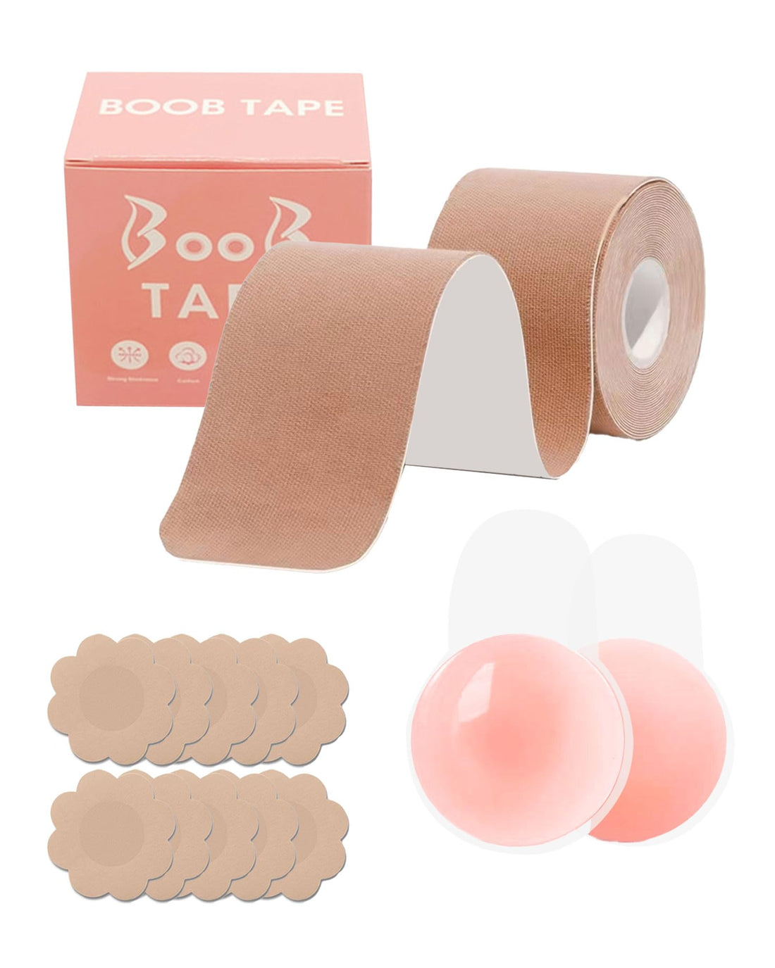 Breast Lift Tape for Large Breasts - Reusable Adhesive Bra Strips