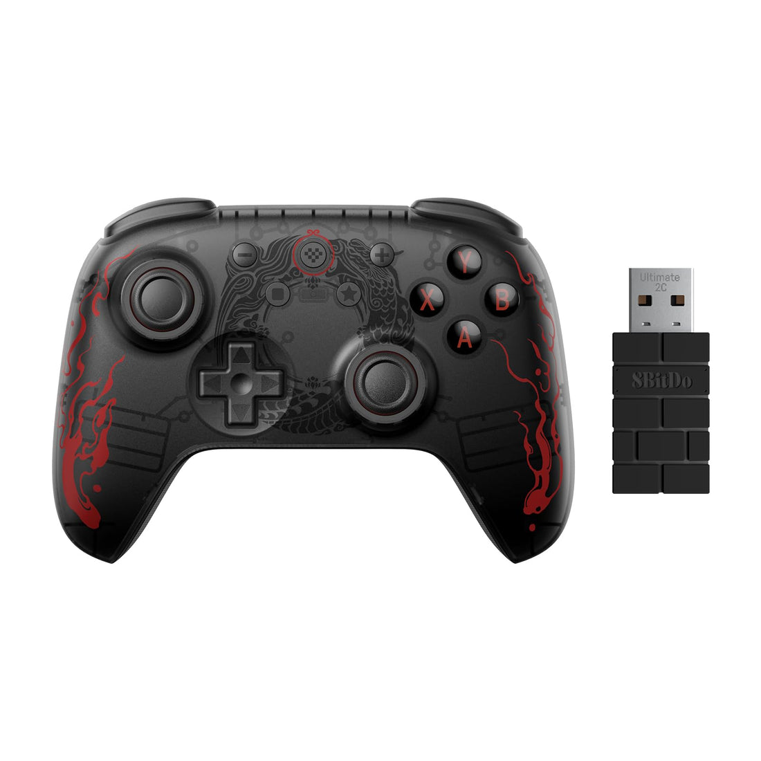 8Bitdo Ultimate 2C Wireless Controller for Windows PC and Android, with Hall Effect Joysticks and ...