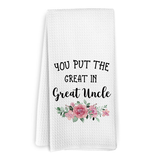 Great Uncle Kitchen Towels - Unique Gifts for Great Uncles