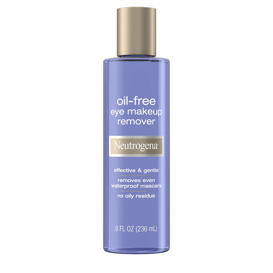 Neutrogena Gentle Oil-Free Eye Makeup Remover ⁘ Cleanser for Sensitive Eyes, Non-Greasy Makeup ...