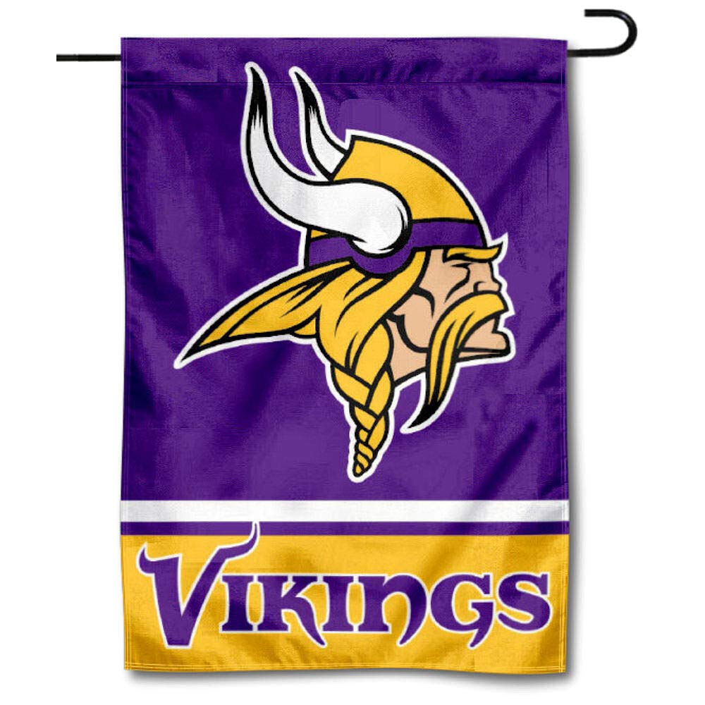 WinCraft Minnesota Vikings Double Sided Garden Flag.