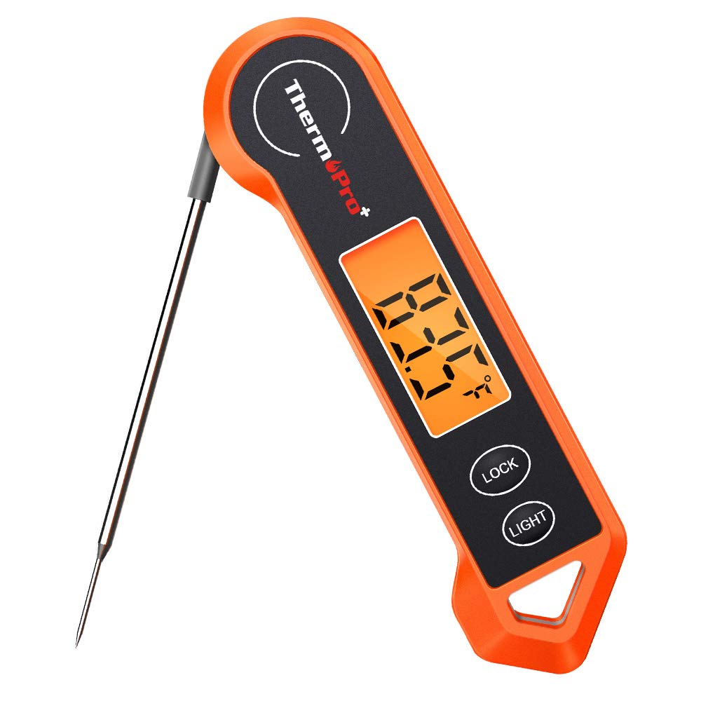 ThermoPro TP19H Digital Meat Thermometer for Cooking with Ambidextrous Backlit and Motion Sensing ...