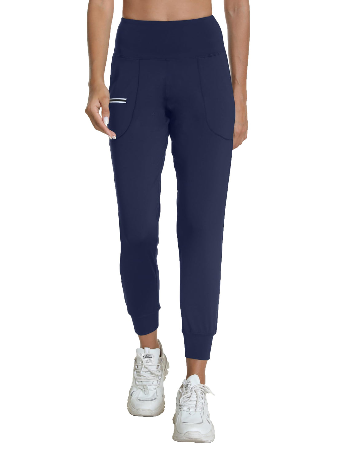 Women's High-Waisted Joggers for Fitness and Outdoor Activities Comfortably.