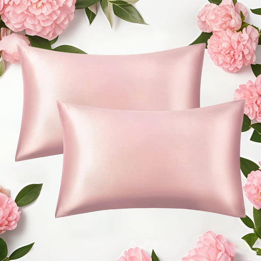 Coral Satin Pillowcases for Hair and Skin Health
