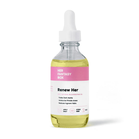 Renew Her: Natural Oil for Dark Spots, Ingrown Hair, and Skin