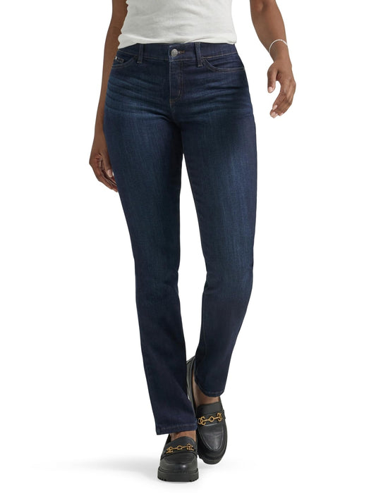 Lee Womens Ultra Lux Comfort with Flex Motion Straight Leg Jean