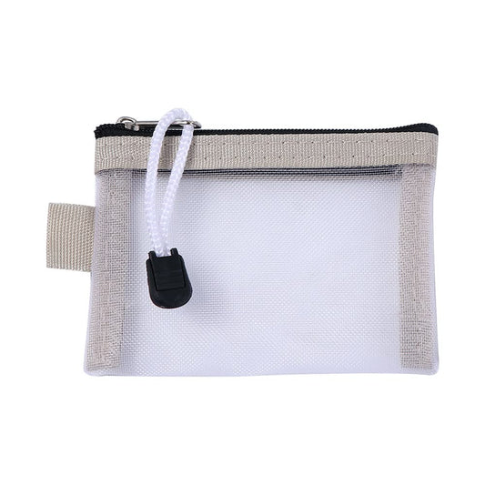 Small Yellow Transparent Cosmetic Bag