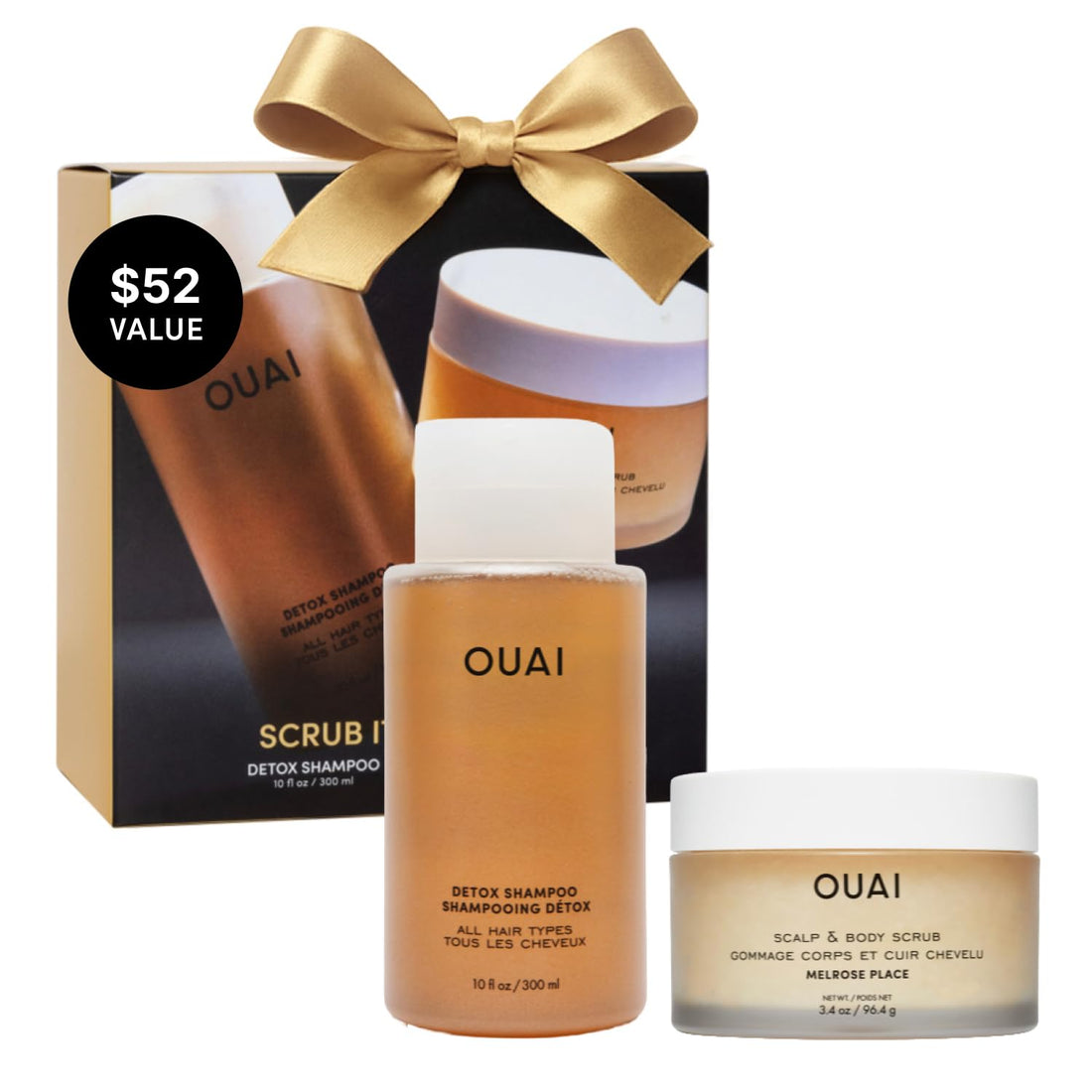 OUAI Scrub It All A-OUAI Holiday Hair Care Kit