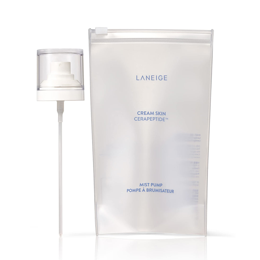 K-Beauty Laneige Refillable Facial Toner & Moisturizer Cream Blend.