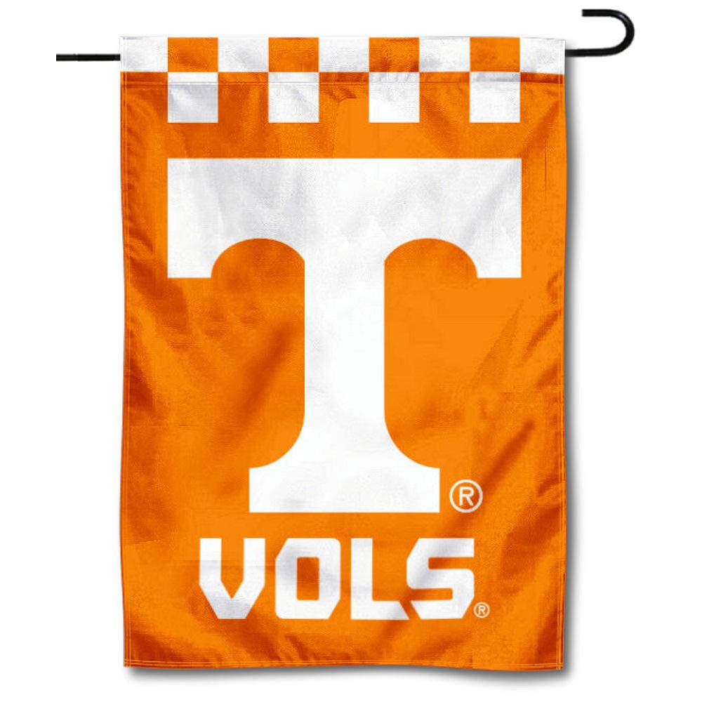 College Flags ⁘ Banners Co. Tennessee Volunteers Checkerboard Garden Flag.