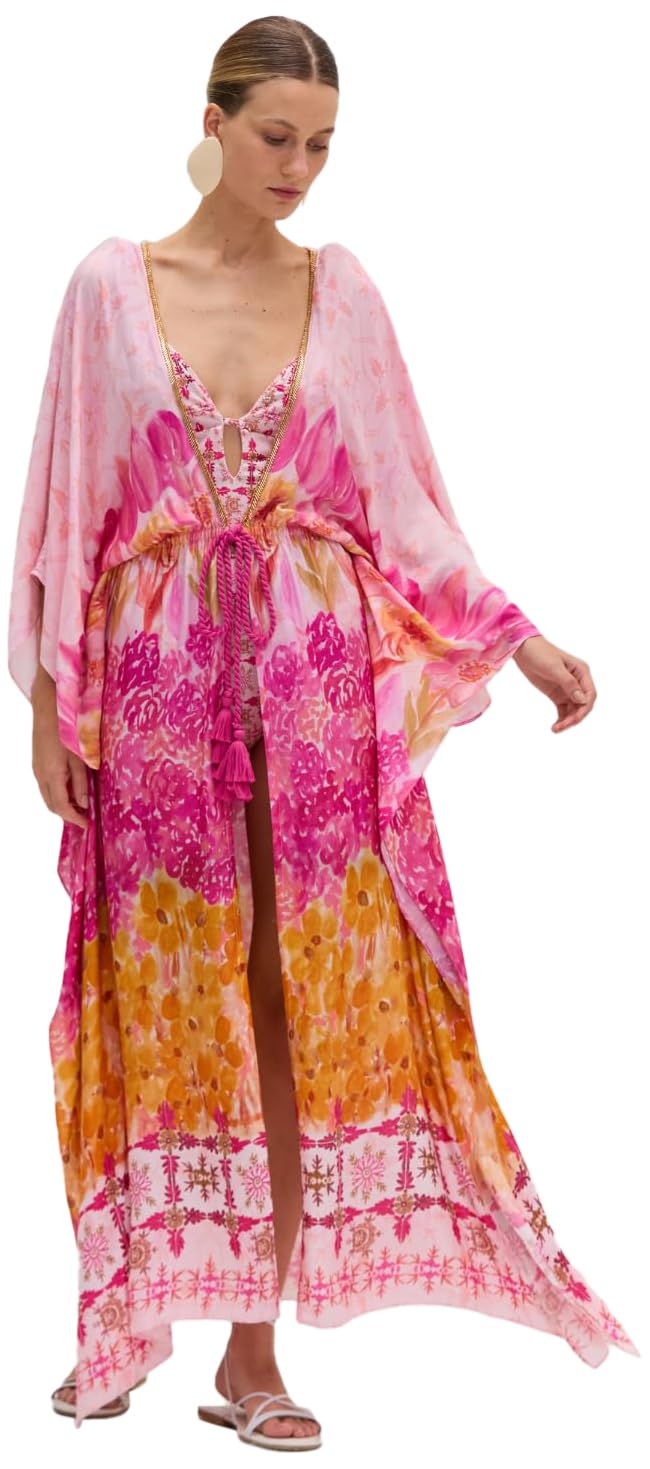 Fashion Brand Introduces Floral Robe Design.