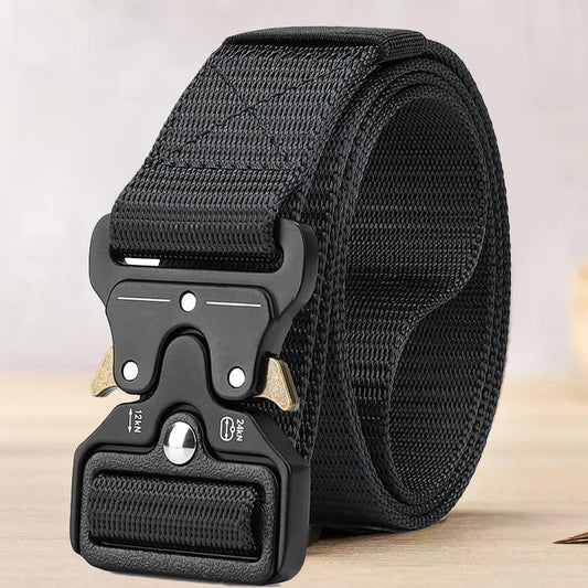 Men's Tactical Belt with Quick Release Buckle