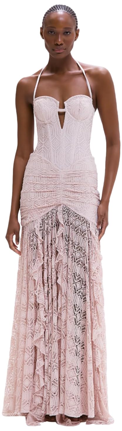 Unique, Elegant, and Whimsical Seashell-Inspired Lycra Evening Gown Design Concept
