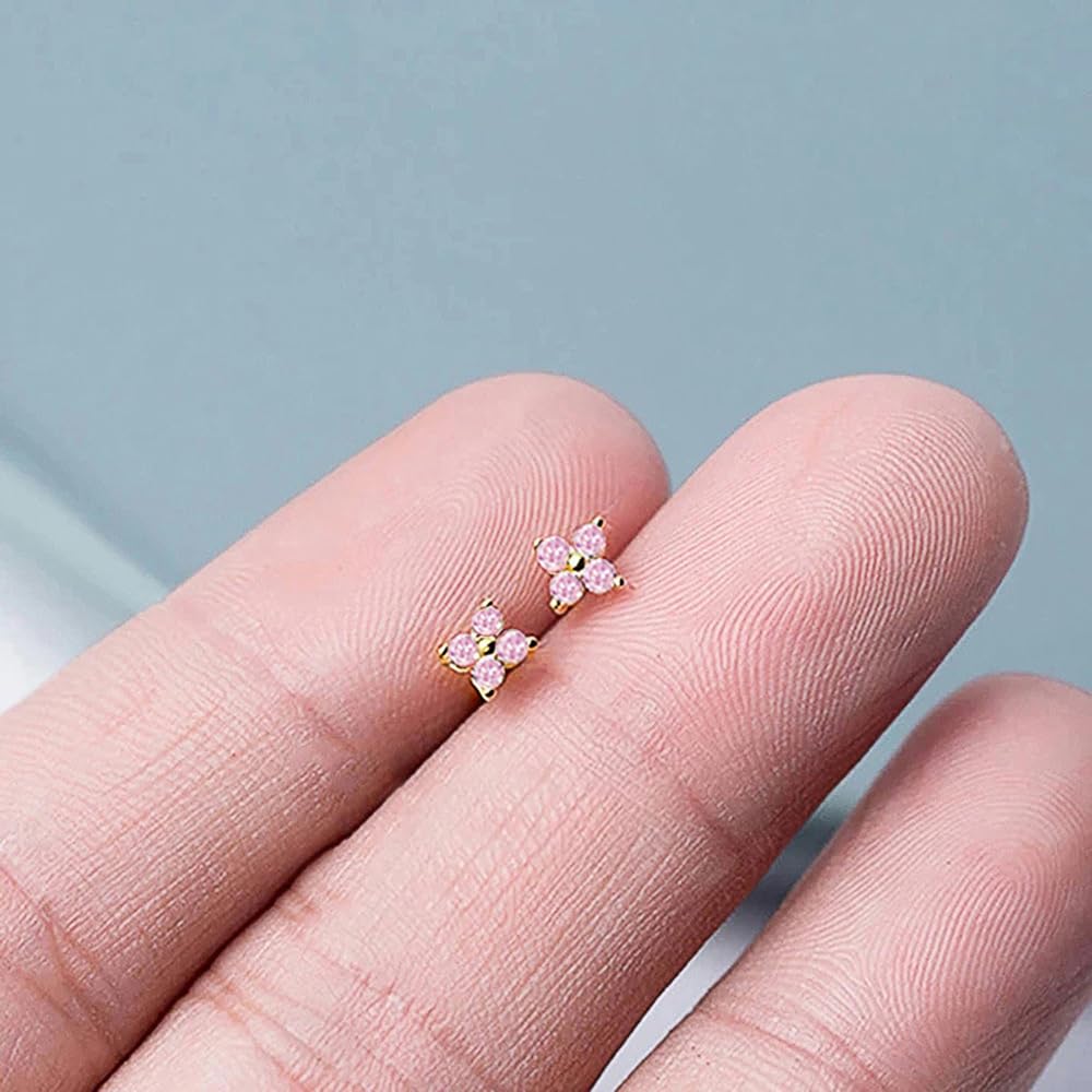 Pink CZ Studs That Look 3x Their Price (Women's 4mm)