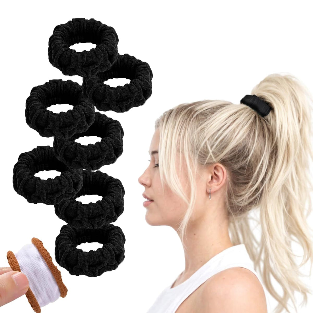 Stylish and Protective Hair Ties for Thick, Heavy, and Curly Hair