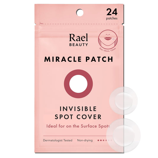 Rael Pimple Patches, Miracle Invisible Spot Cover - Hydrocolloid Acne Pimple Patches for Face, ...