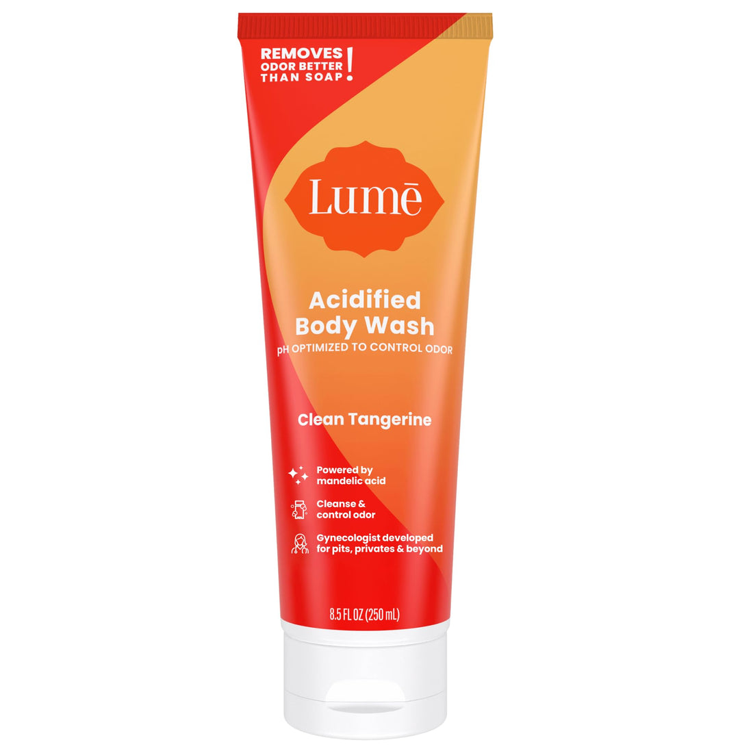 Lume Acidified Body Wash - 24 Hour Odor Control - Removes Odor Better than Soap - Moisturizing ...