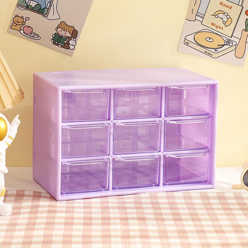 Desk Organizers Box with 9 Compartments - Multi-Purpose Storage Solution