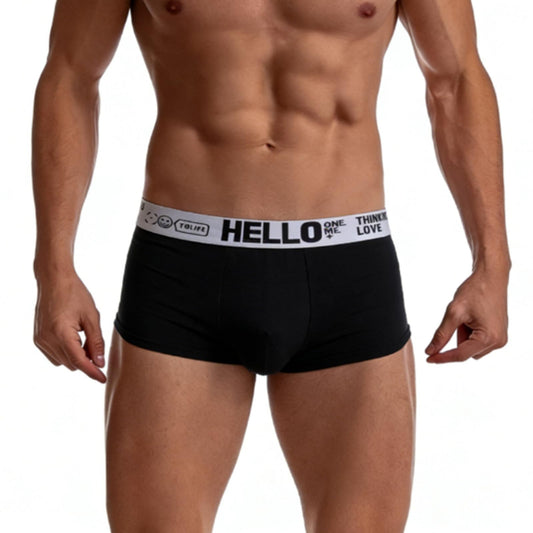 Tagless Open Fly Boxer Briefs for Men