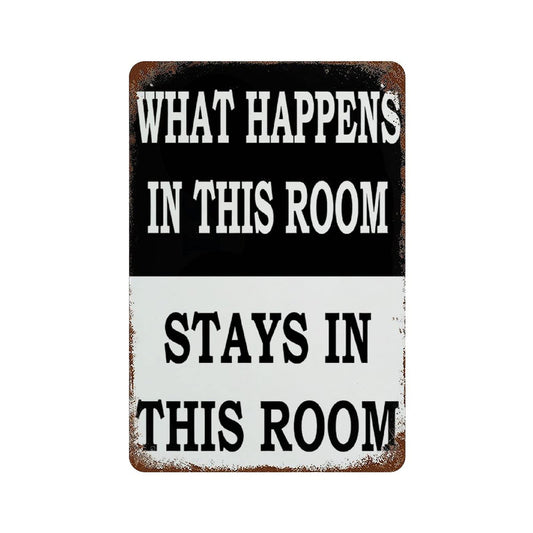 Humorous Man Cave Wall Signs