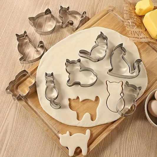Cat Shaped Cookie Cutters for Baking
