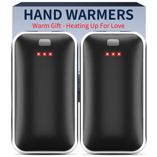 Hand Warmers Rechargeable, 2 Pack 4000mAh Electric Handwarmer, Portable Pocket Heater Handwarmers,...