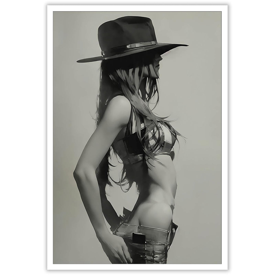 Western Cowgirl Wall Art