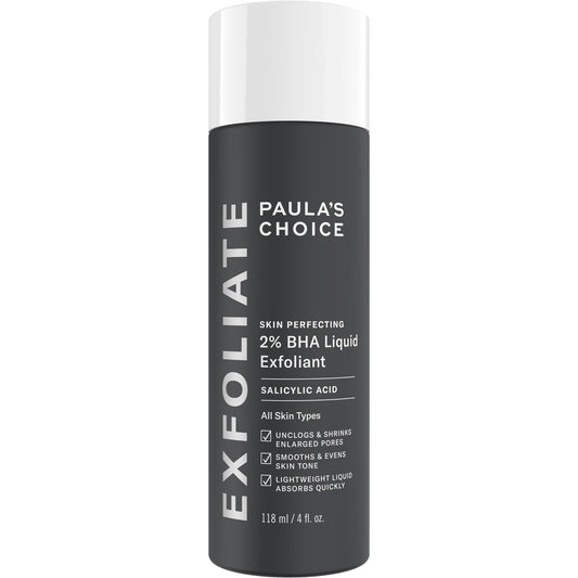 Paulas Choice--SKIN PERFECTING 2% BHA Liquid Salicylic Acid Exfoliant--Facial Exfoliant for Blackheads, Enlarged Pores, ...